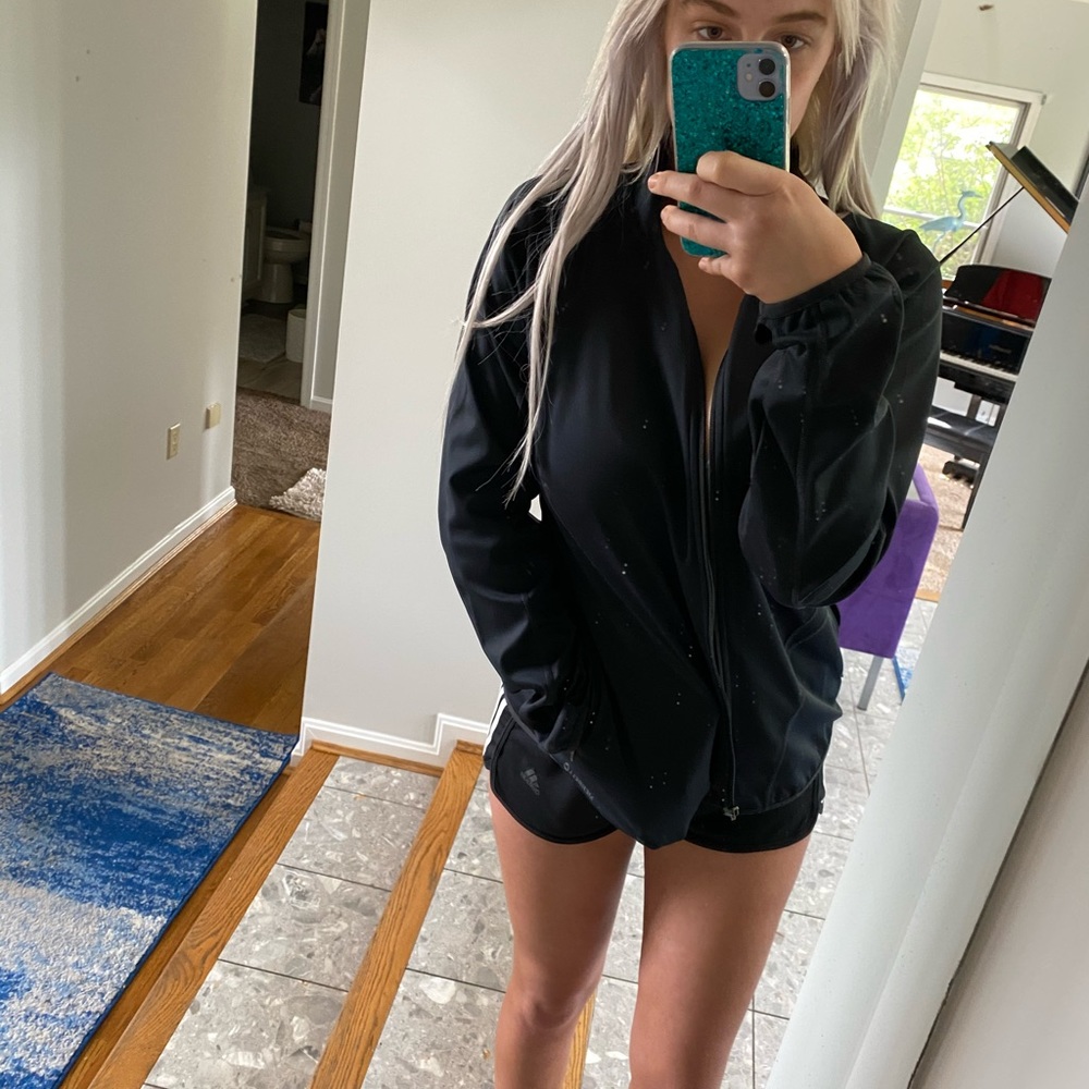 Merril black zip jacket